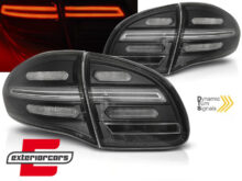 Full LED stražnja svjetla SEQ žmigavci (crna) / Porsche Cayenne 958 (2010-2014)
