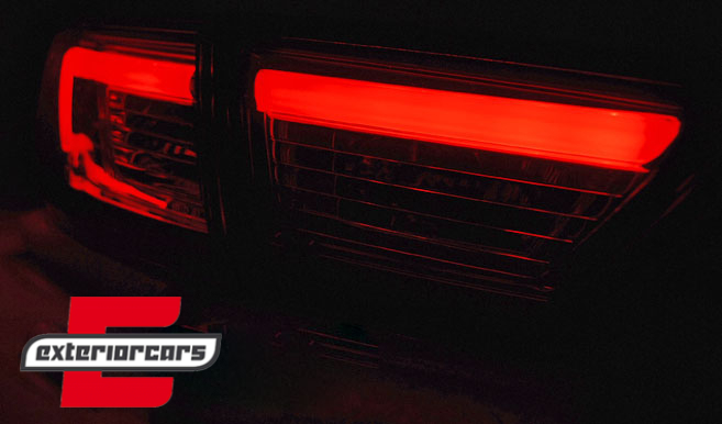 LED stražnja svjetla LightBar dizajn (crna) / Renault Clio IV (2013-2016) - Slika 3