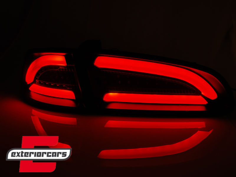 Full LED stražnja svjetla LightBar dizajn (crvena/smoke) / Seat Ibiza 6L (2002-2008) hatchback - Slika 3