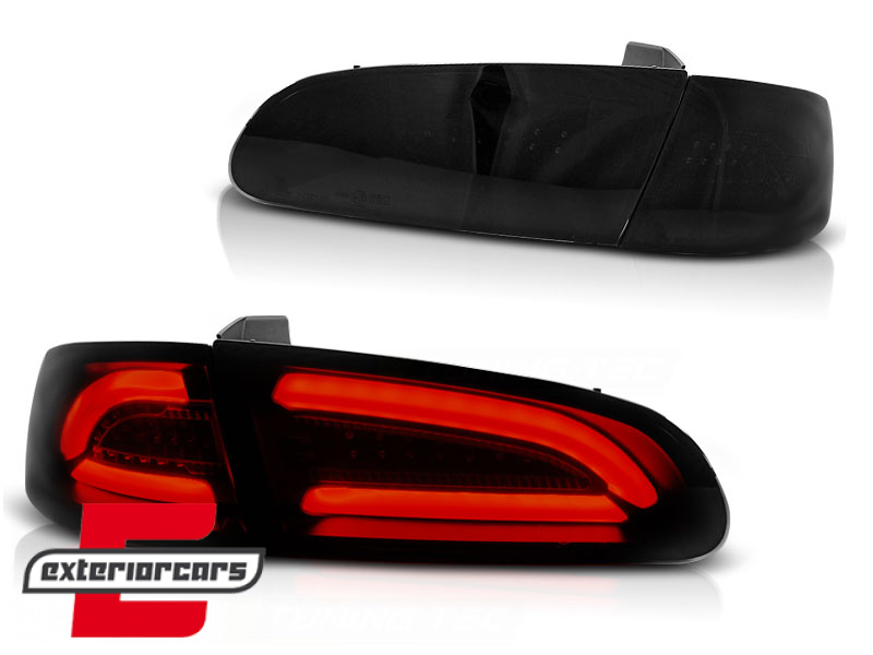 Full LED stražnja svjetla LightBar dizajn (smoke) / Seat Ibiza 6L (2002-2008) hatchback - Slika 2