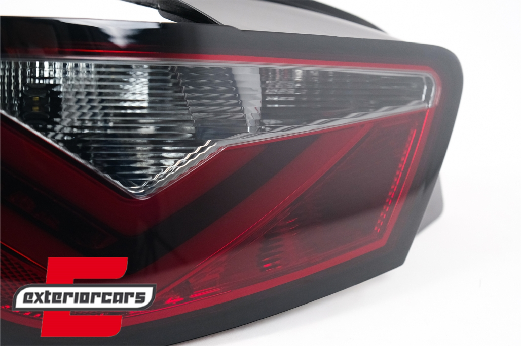 LED stražnja svjetla LightBar dizajn (crvena/kristal) / Seat Ibiza 6J (2008-2012) hatchback 3V - Slika 6