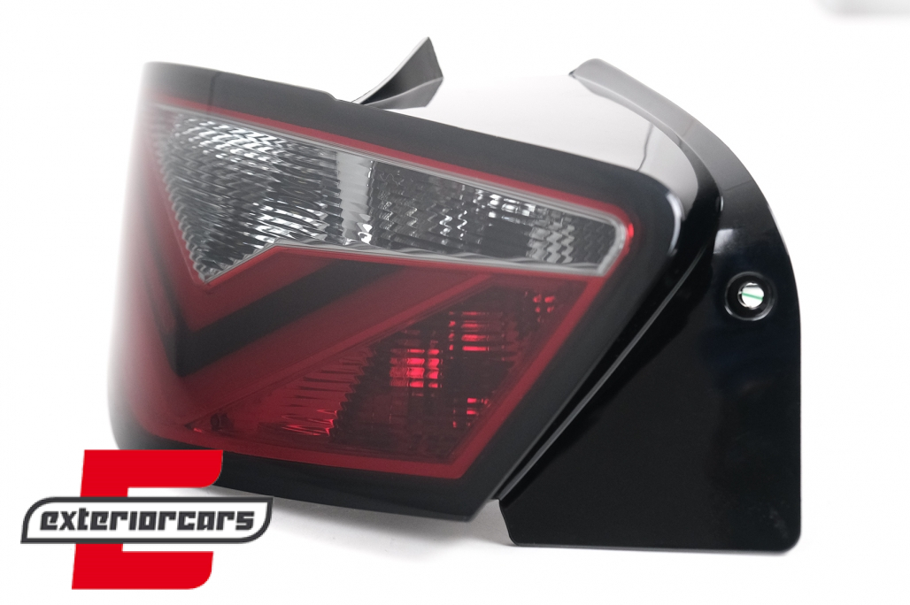 LED stražnja svjetla LightBar dizajn (crvena/kristal) / Seat Ibiza 6J (2008-2012) hatchback 3V - Slika 7