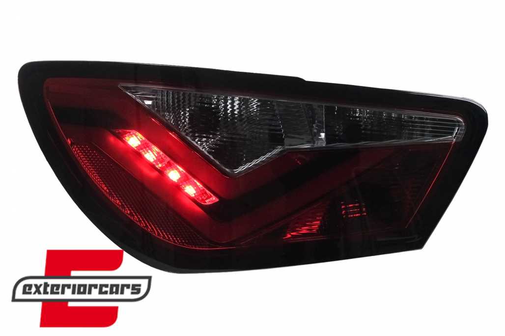 LED stražnja svjetla LightBar dizajn (crvena/kristal) / Seat Ibiza 6J (2008-2012) hatchback 3V - Slika 8