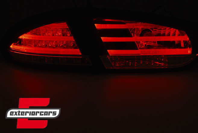 LED stražnja svjetla LightBar dizajn (smoke) / Seat Leon (2009-2012) - Slika 2