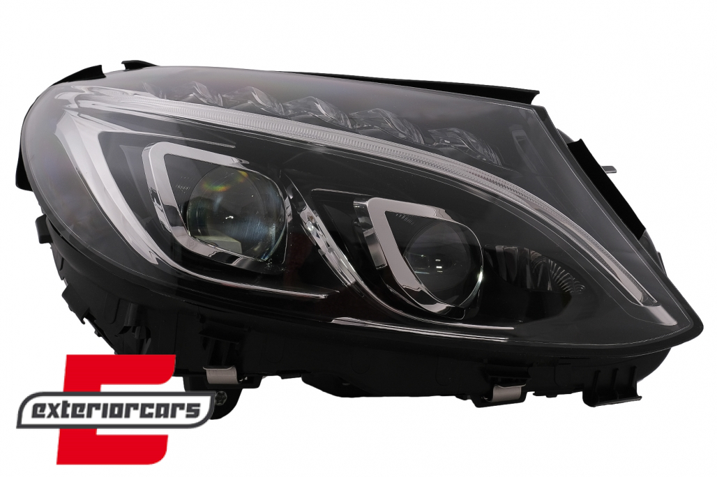 Full LED prednja svjetla (crna) / Mercedes C-klasa W205 S205 A205 C205 (2014-2018) - Slika 13
