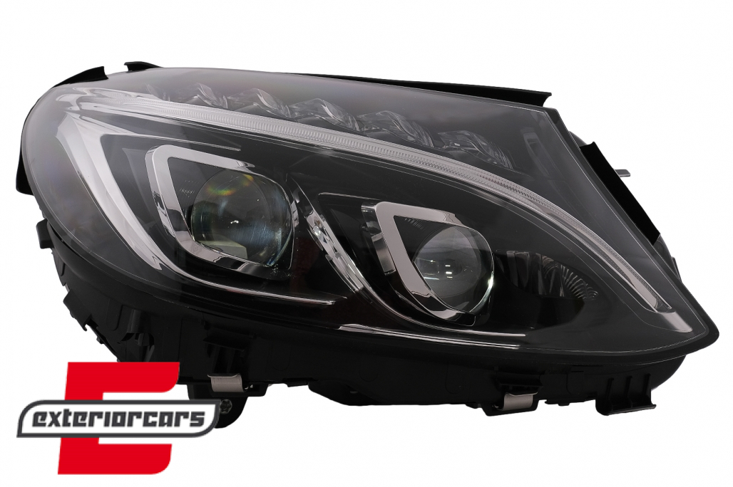 Full LED prednja svjetla (crna) / Mercedes C-klasa W205 S205 A205 C205 (2014-2018) - Slika 14