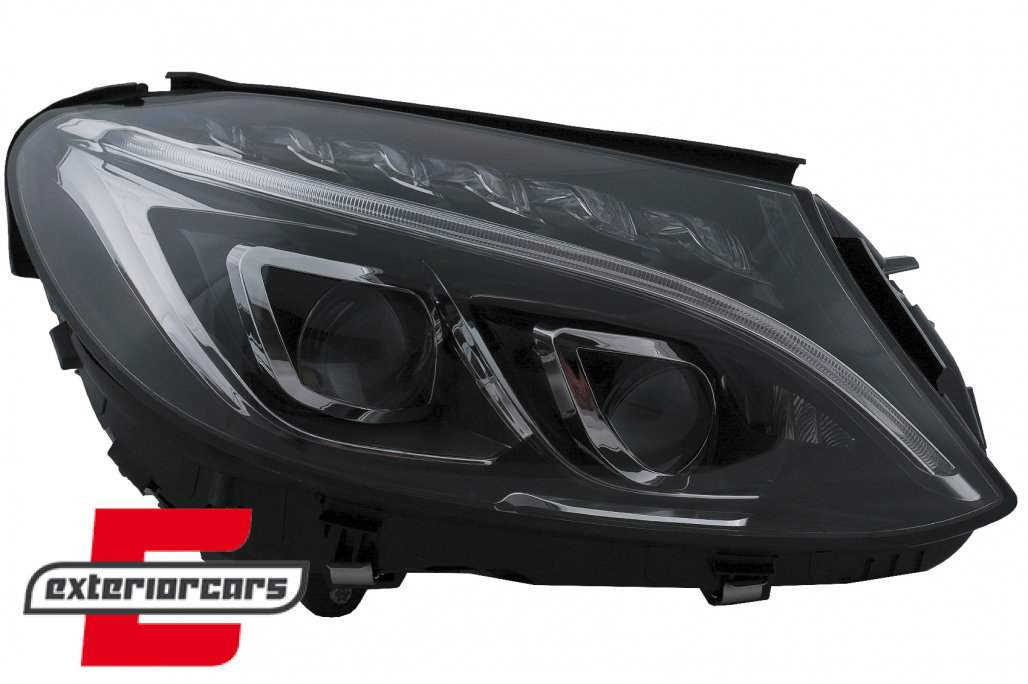 Full LED prednja svjetla (crna) / Mercedes C-klasa W205 S205 A205 C205 (2014-2018) - Slika 17