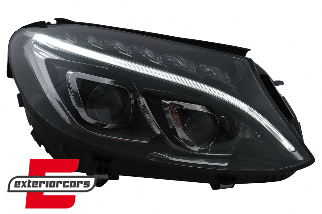 Full LED prednja svjetla (crna) / Mercedes C-klasa W205 S205 A205 C205 (2014-2018) - Slika 2