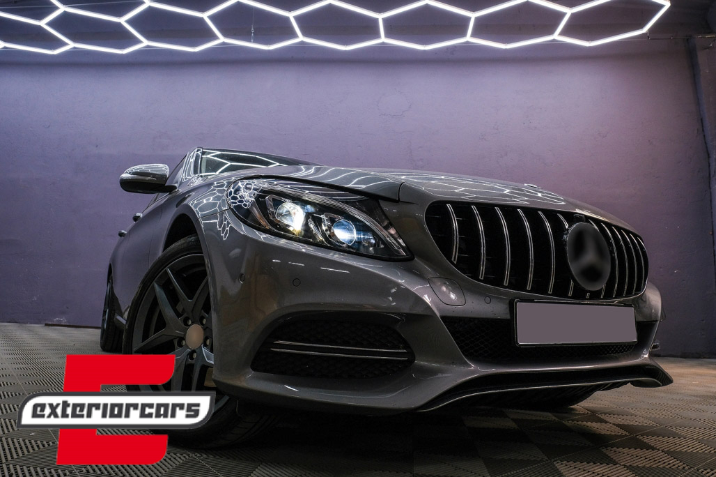 Full LED prednja svjetla (crna) / Mercedes C-klasa W205 S205 A205 C205 (2014-2018) - Slika 31