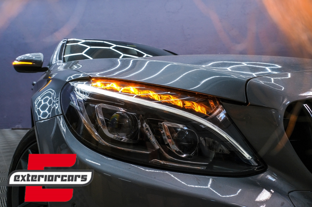 Full LED prednja svjetla (crna) / Mercedes C-klasa W205 S205 A205 C205 (2014-2018) - Slika 35