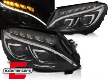 Full LED prednja svjetla (crna) / Mercedes C-klasa W205 S205 A205 C205 (2014-2018)