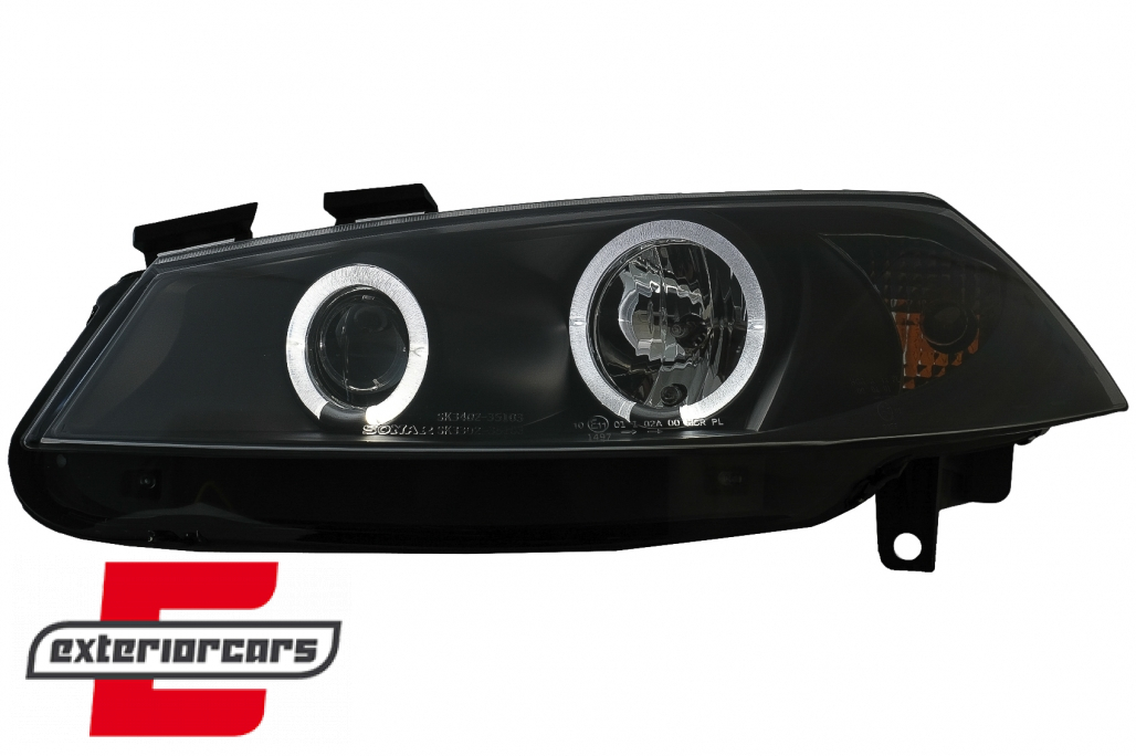 Prednja svjetla Angel Eyes (crna) / RENAULT MEGANE 2 (2002-2005) - Slika 2