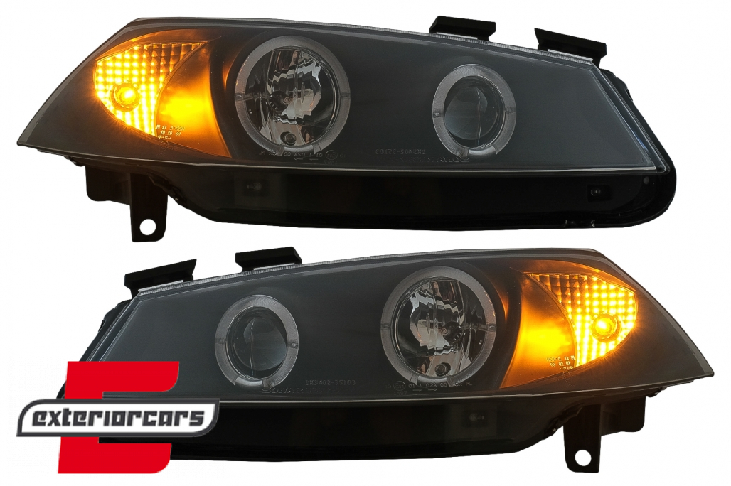 Prednja svjetla Angel Eyes (crna) / RENAULT MEGANE 2 (2002-2005) - Slika 11