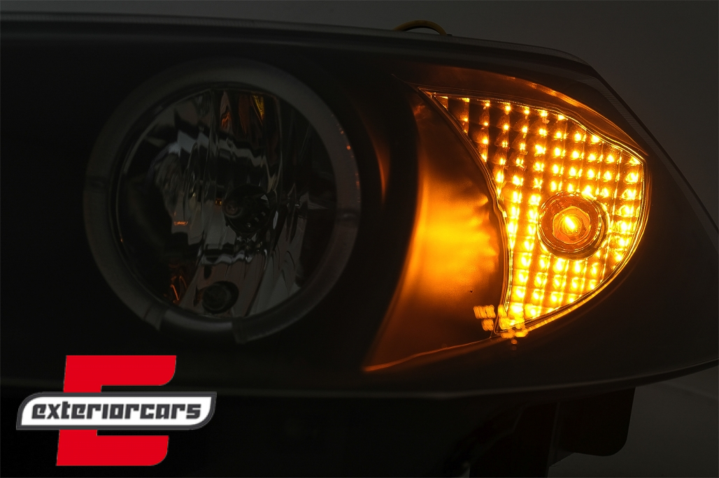 Prednja svjetla Angel Eyes (crna) / RENAULT MEGANE 2 (2002-2005) - Slika 12