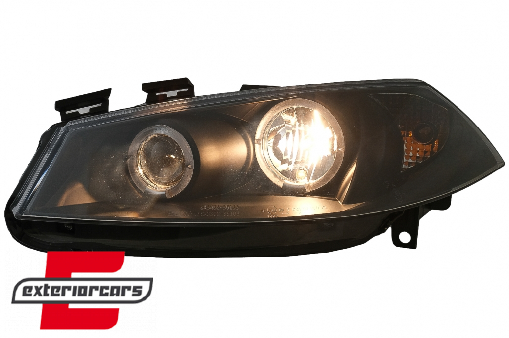 Prednja svjetla Angel Eyes (crna) / RENAULT MEGANE 2 (2002-2005) - Slika 5