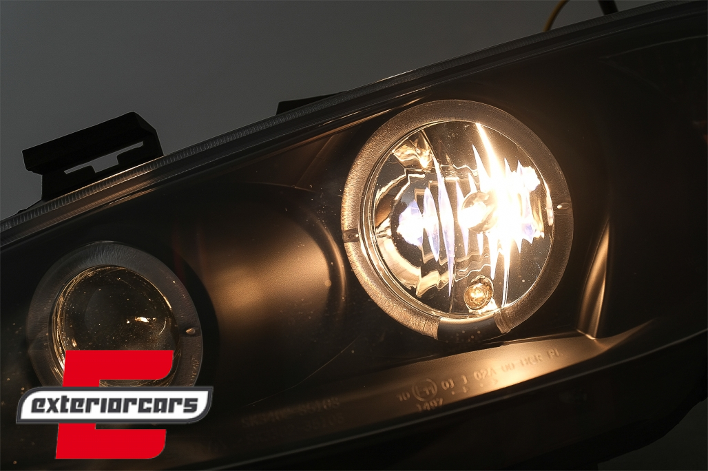Prednja svjetla Angel Eyes (crna) / RENAULT MEGANE 2 (2002-2005) - Slika 7
