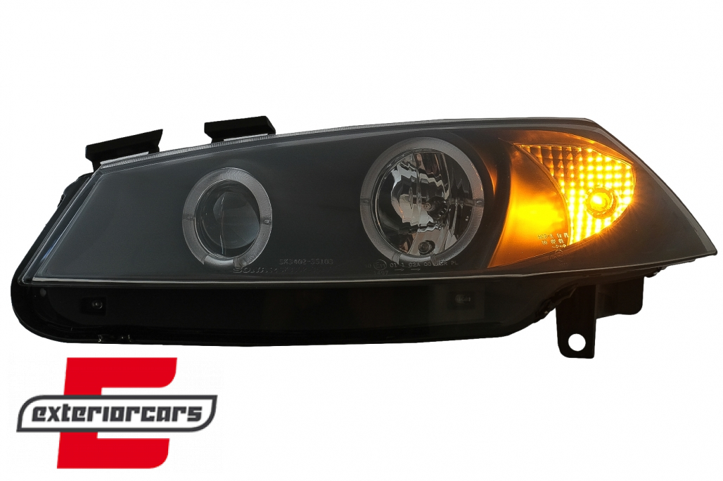 Prednja svjetla Angel Eyes (crna) / RENAULT MEGANE 2 (2002-2005) - Slika 10