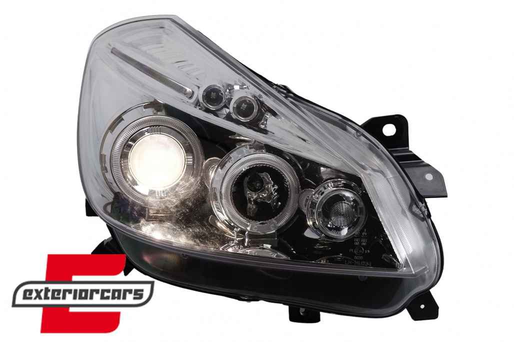 Prednja svjetla Angel Eyes (chrome) / Renault Clio III (2005-2009) - Slika 11