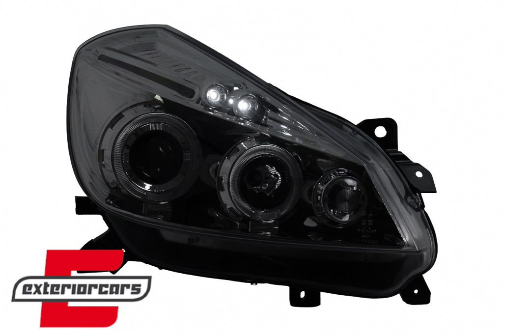Prednja svjetla Angel Eyes (chrome) / Renault Clio III (2005-2009) - Slika 17