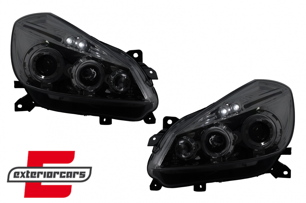 Prednja svjetla Angel Eyes (chrome) / Renault Clio III (2005-2009) - Slika 18
