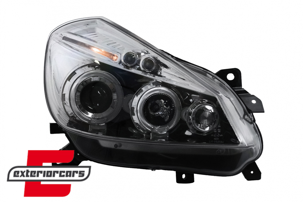 Prednja svjetla Angel Eyes (chrome) / Renault Clio III (2005-2009) - Slika 20