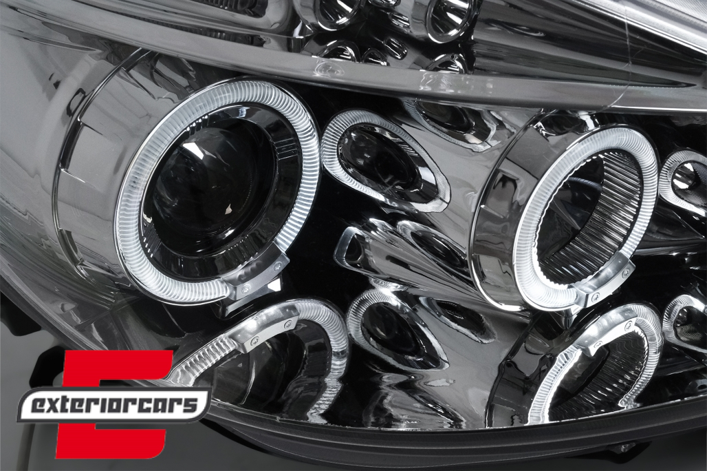 Prednja svjetla Angel Eyes (chrome) / Renault Clio III (2005-2009) - Slika 5