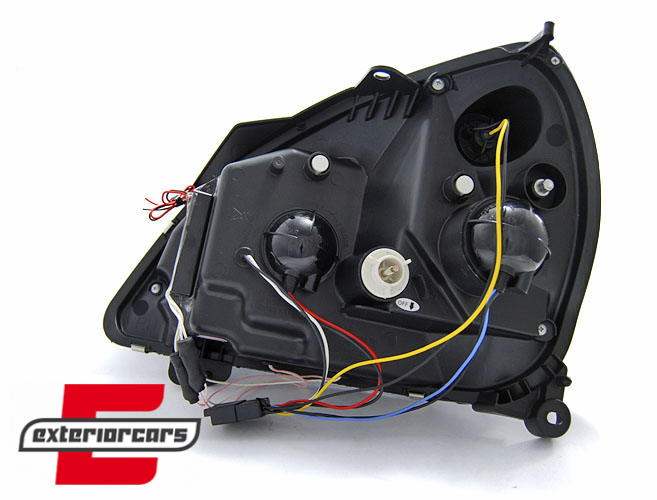 Prednja svjetla CCFL Angel Eyes (crna) / Renault Clio II (2001-2005) - Slika 4