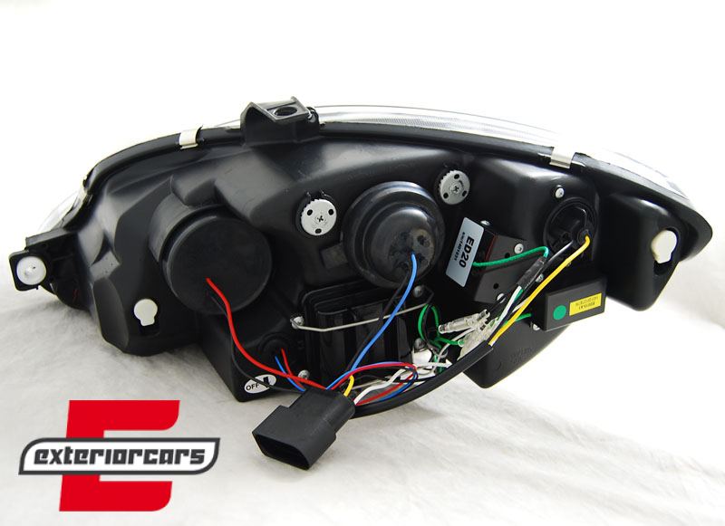 Prednja svjetla LED DRL (chrome) - facelift / SEAT LEON/ALTEA (09-12) - Slika 2