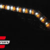 Prednja svjetla LED DayLight LED žmigavci (crna) - Slika 3