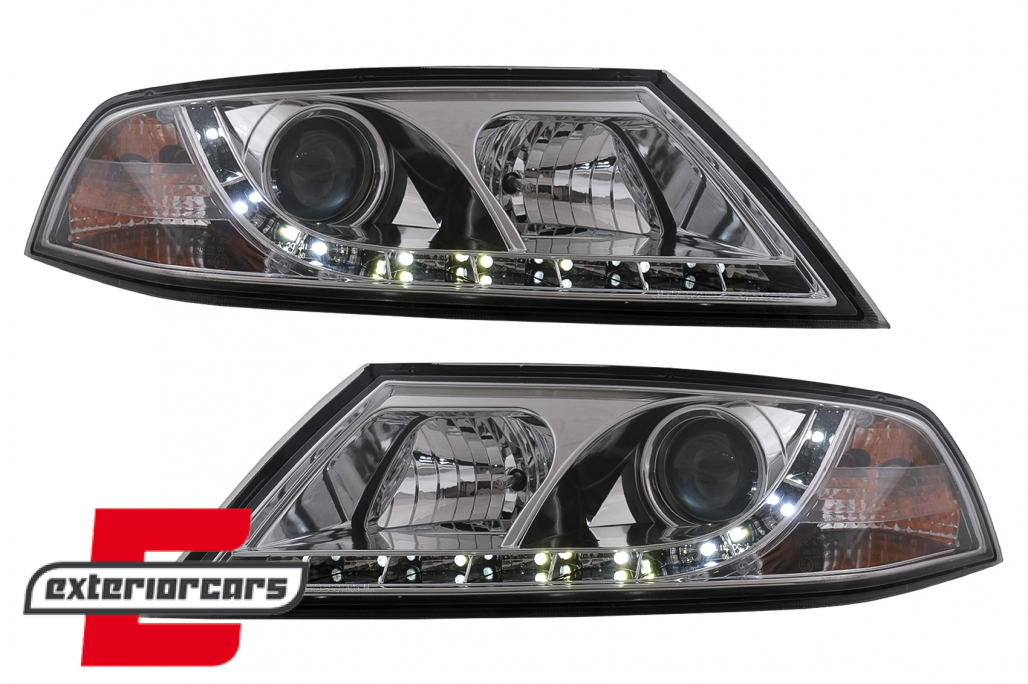 Prednja svjetla LED DayLight (chrome) / Škoda Octavia II (2004-2008) - Slika 11