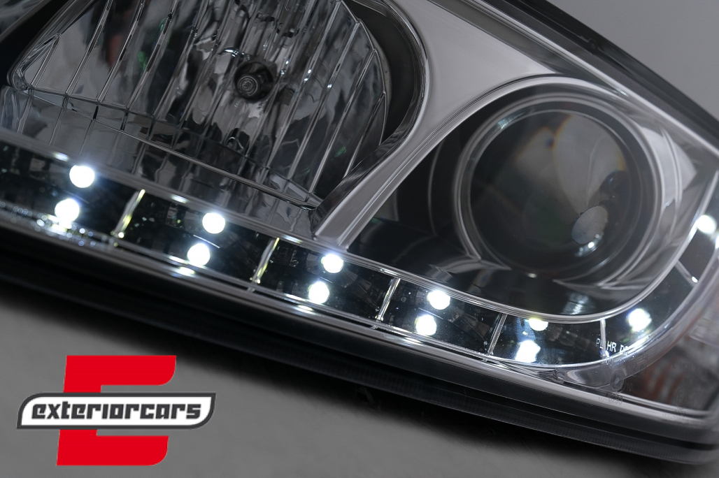 Prednja svjetla LED DayLight (chrome) / Škoda Octavia II (2004-2008) - Slika 12