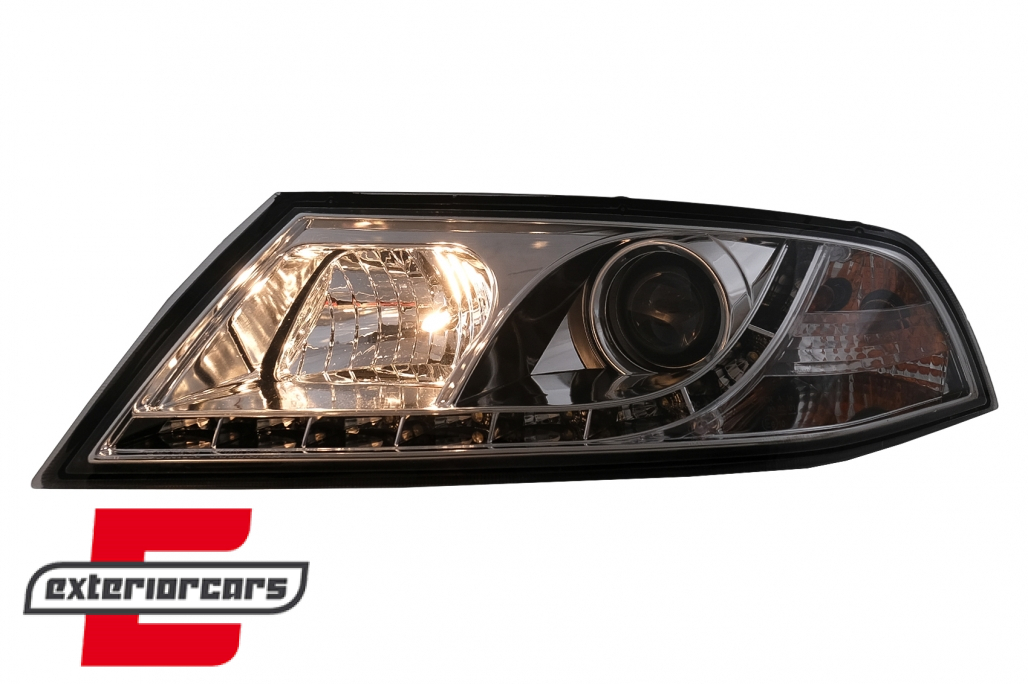 Prednja svjetla LED DayLight (chrome) / Škoda Octavia II (2004-2008) - Slika 13
