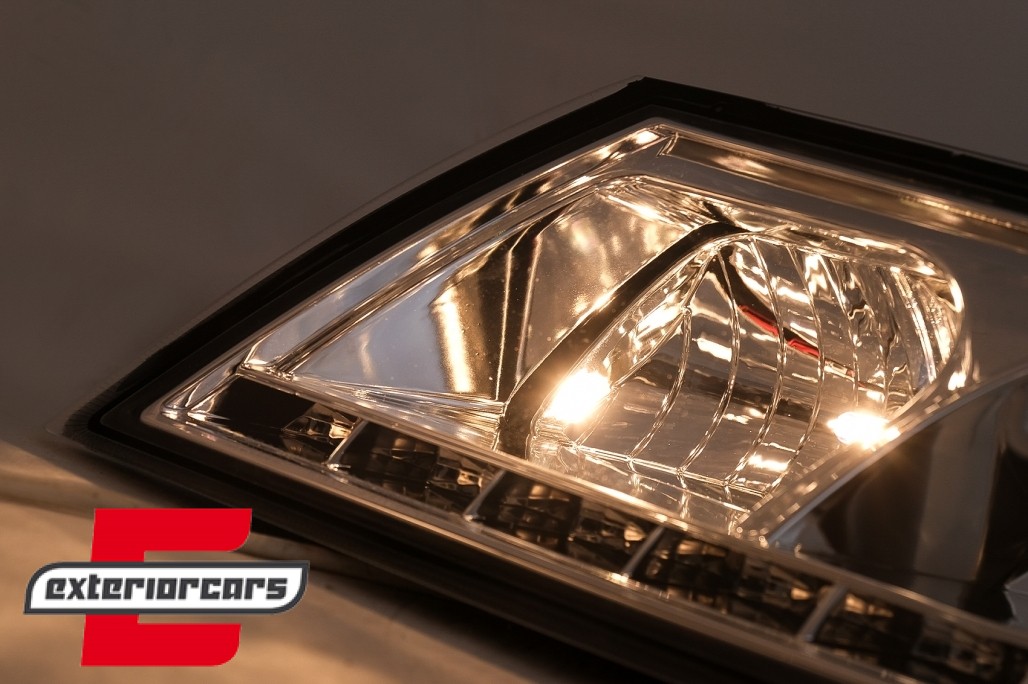 Prednja svjetla LED DayLight (chrome) / Škoda Octavia II (2004-2008) - Slika 15