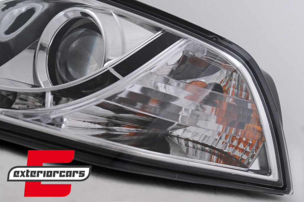 Prednja svjetla LED DayLight (chrome) / Škoda Octavia II (2004-2008) - Slika 4