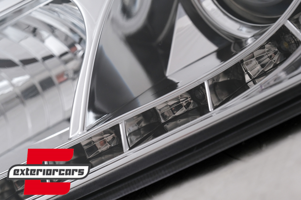 Prednja svjetla LED DayLight (chrome) / Škoda Octavia II (2004-2008) - Slika 5