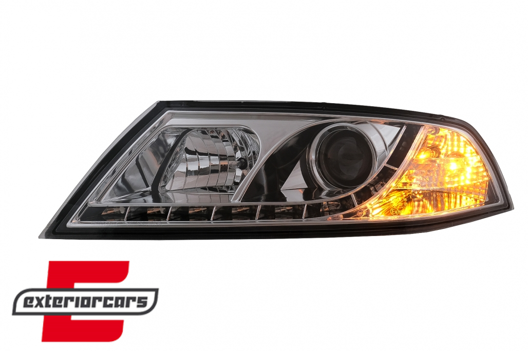 Prednja svjetla LED DayLight (chrome) / Škoda Octavia II (2004-2008) - Slika 7
