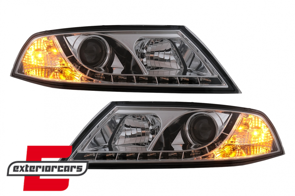 Prednja svjetla LED DayLight (chrome) / Škoda Octavia II (2004-2008) - Slika 8