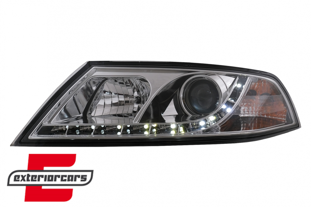 Prednja svjetla LED DayLight (chrome) / Škoda Octavia II (2004-2008) - Slika 10