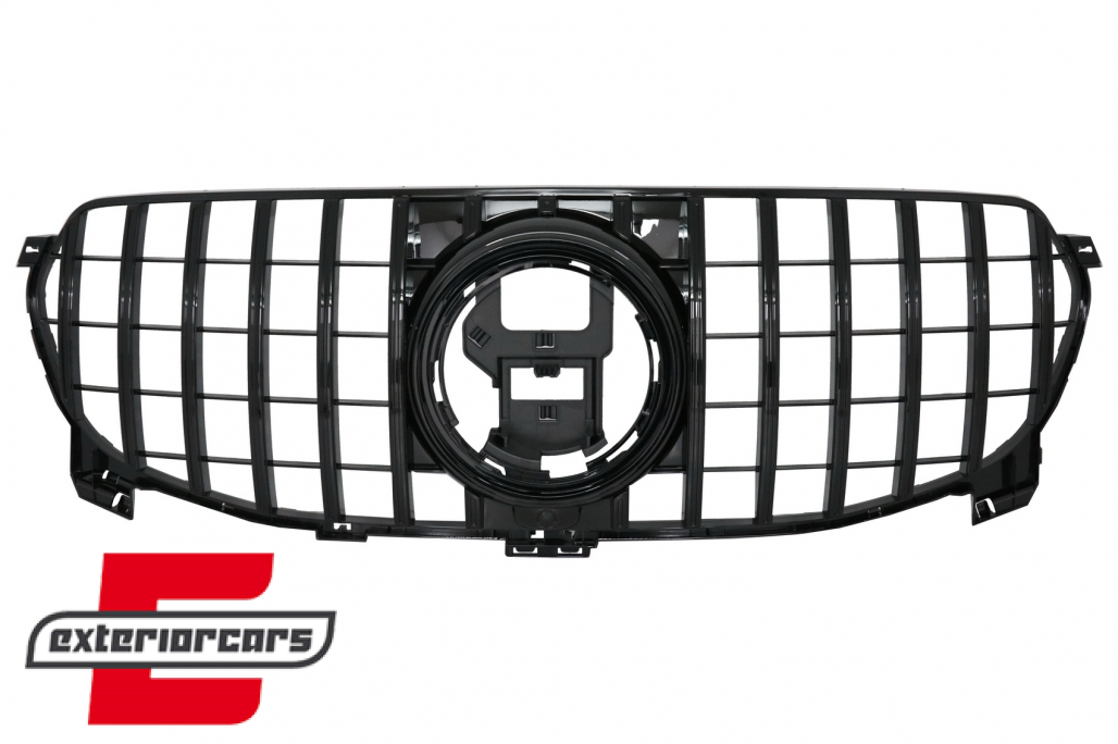 Prednja maska GT-R Panamericana dizajn (piano crna) / Mercedes GLE W167 V167 C167 Standard (2019-2023) - Slika 3