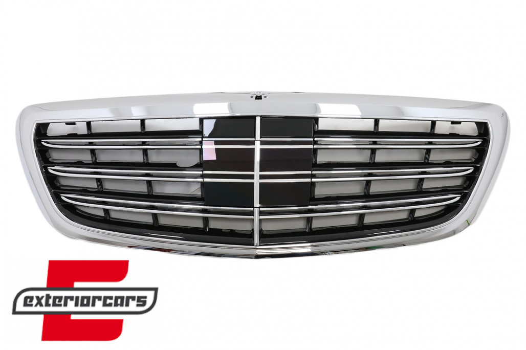 Prednja maska S65 AMG dizajn Night Vision (chrome) / Mercedes S-klasa W222 (2014-08.2020)