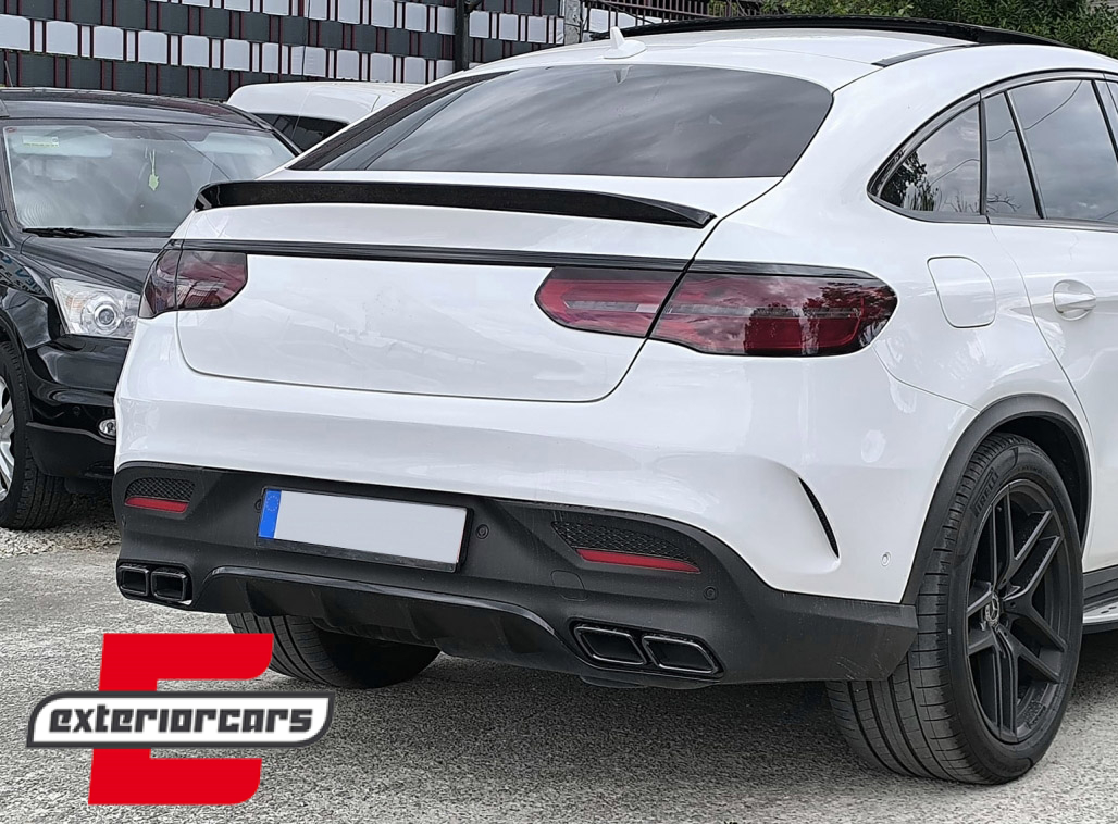 Difuzor zraka & nastavci auspuha GLE63 AMG dizajn Night paket / Mercedes GLE Coupe C292 Sport Line (2015-2019) - Slika 14