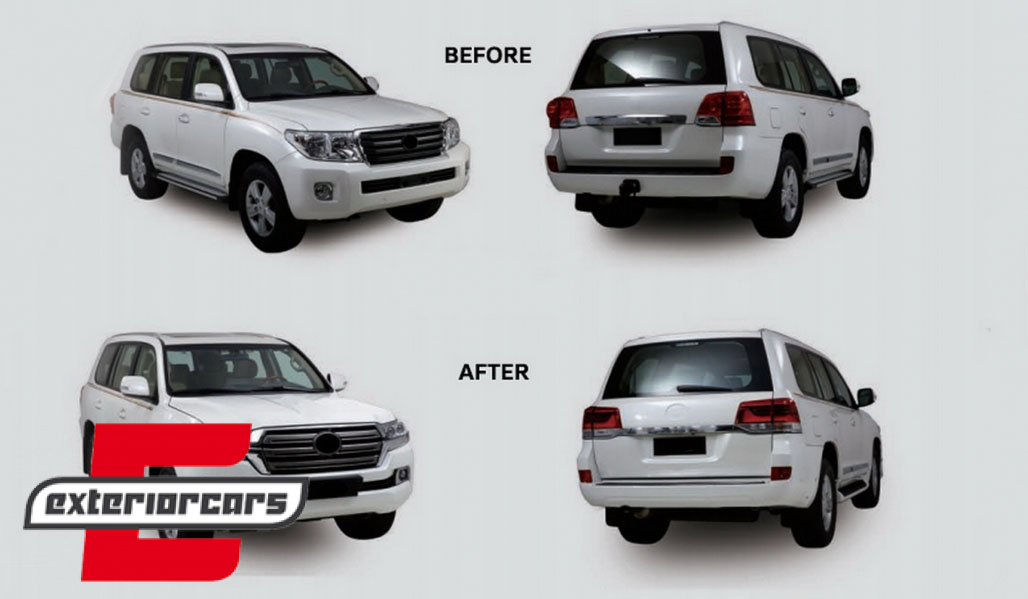Bodykit za pretvorbu u Facelift 2016 LC200 model / TOYOTA Land Cruiser FJ200 (2008-2015) - Slika 55