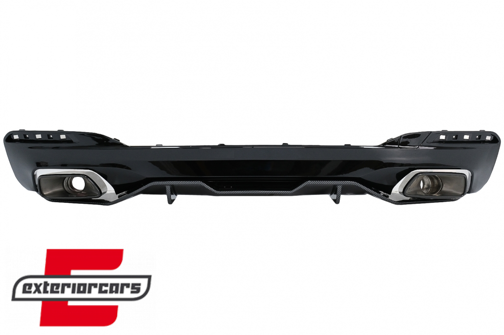 Difuzor zraka & nastavci auspuha 540 M-Performance dizajn (carbon look) / BMW serije 5 G30 G31 (2017-2024)