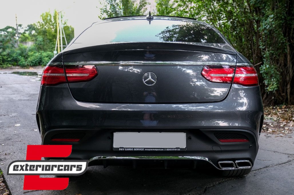 Difuzor zraka & nastavci auspuha GLE63 AMG dizajn (chrome) / Mercedes GLE Coupe C292 Sport Line (2015-2019) - Slika 13