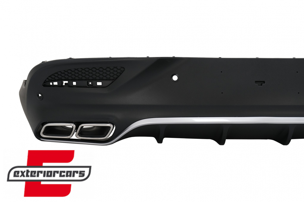 Difuzor zraka & nastavci auspuha GLE63 AMG dizajn (chrome) / Mercedes GLE Coupe C292 Sport Line (2015-2019) - Slika 3