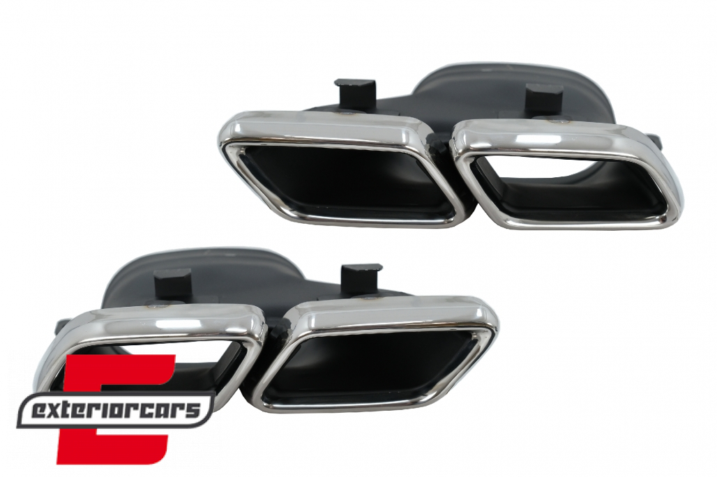 Difuzor zraka & nastavci auspuha GLE63 AMG dizajn (chrome) / Mercedes GLE Coupe C292 Sport Line (2015-2019) - Slika 6