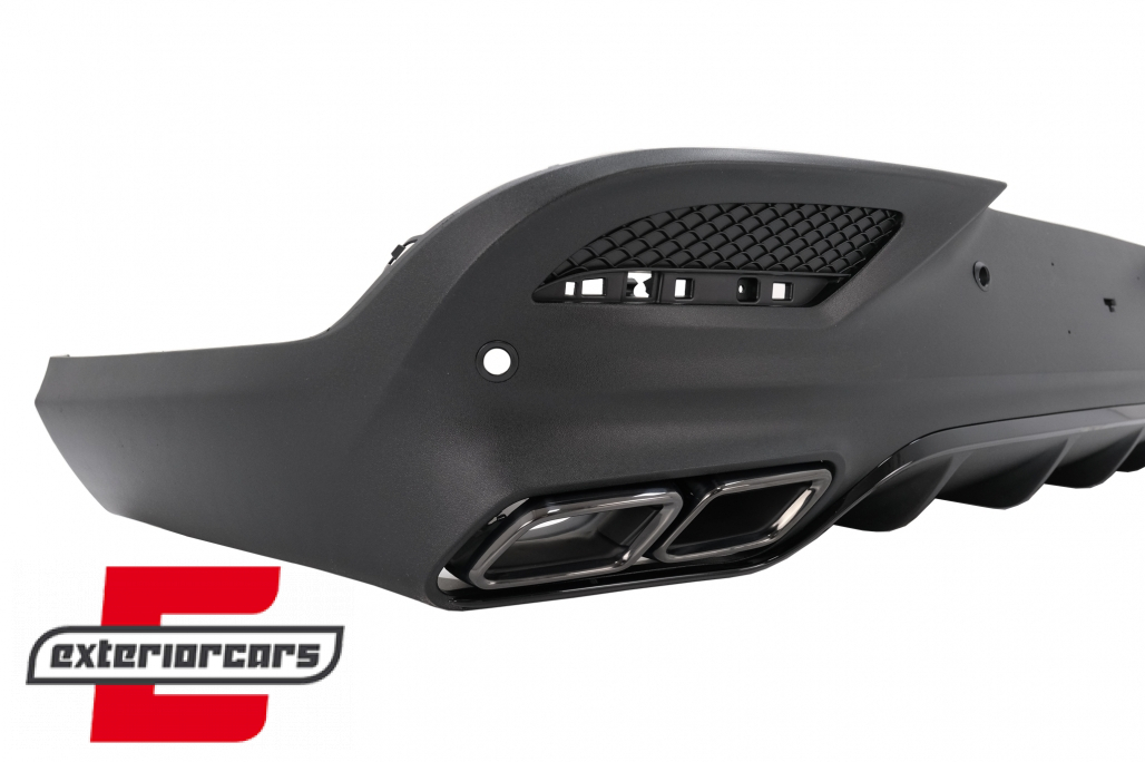 Difuzor zraka & nastavci auspuha GLE63 AMG dizajn Night paket / Mercedes GLE Coupe C292 Sport Line (2015-2019) - Slika 4