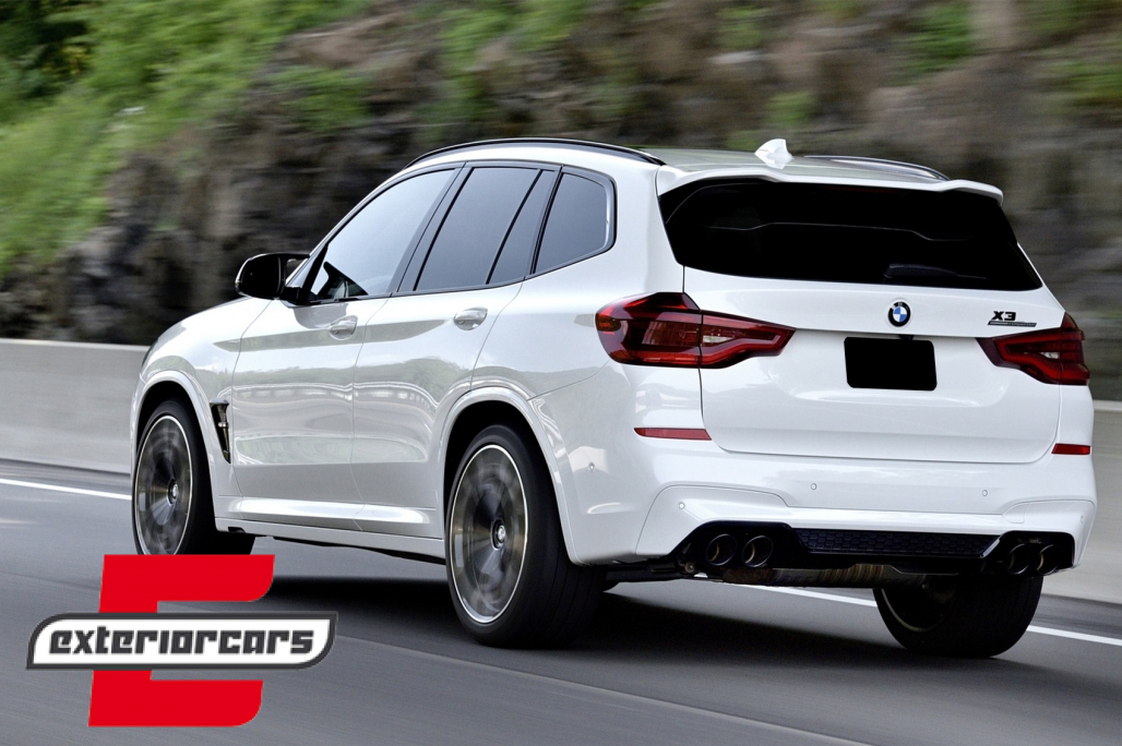 Difuzor zraka & nastavci auspuha M Competition look (piano crna) / BMW X3 G01 (2018-07.2021) - Slika 17
