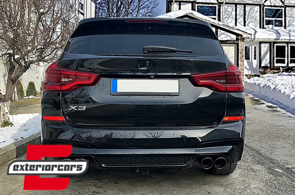 Difuzor zraka & nastavci auspuha M Competition look (piano crna) / BMW X3 G01 (2018-07.2021) - Slika 16