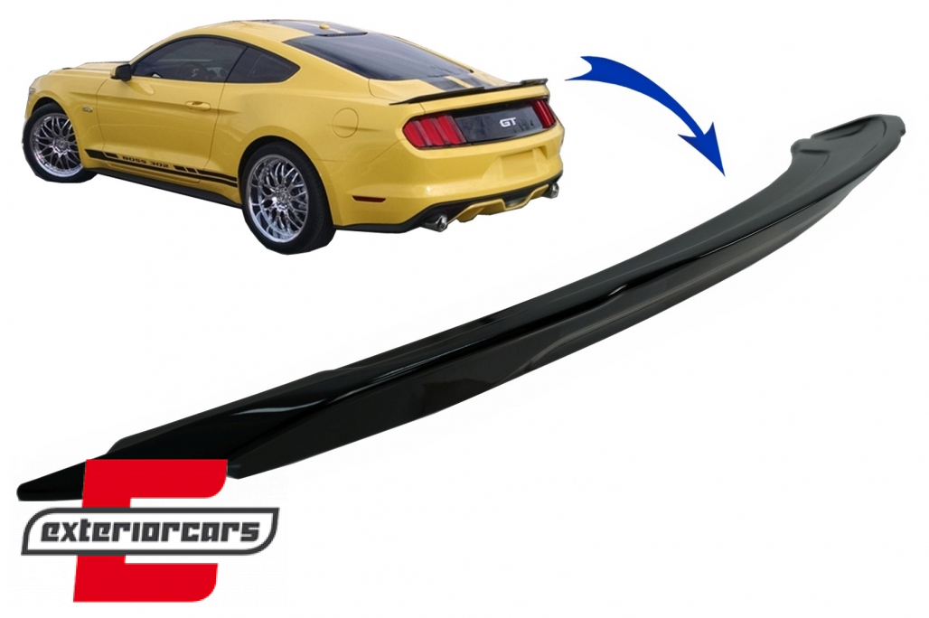 Lip bunkera GT350 dizajn (piano crna) / Ford Mustang Mk6 VI (2015-2022)